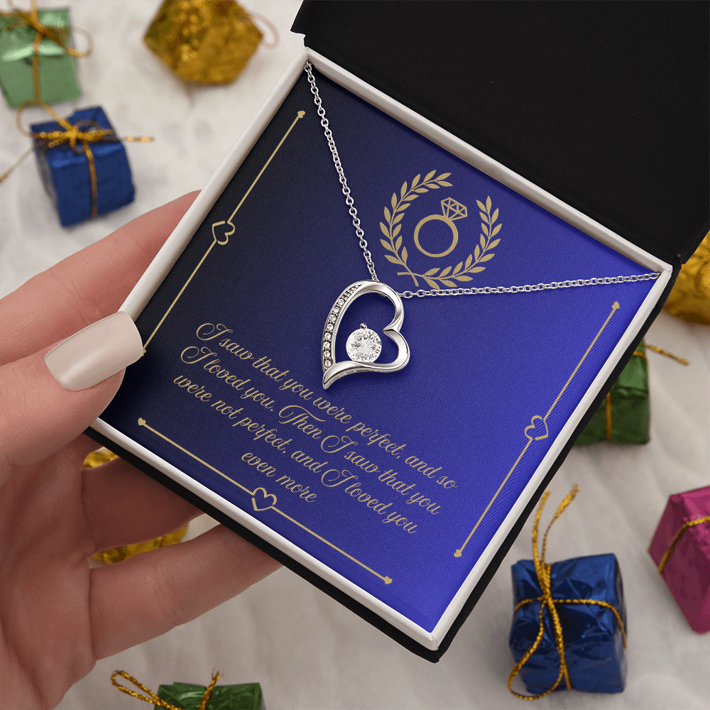 Unveil Your Heart: The Dazzling Forever Love Necklace
