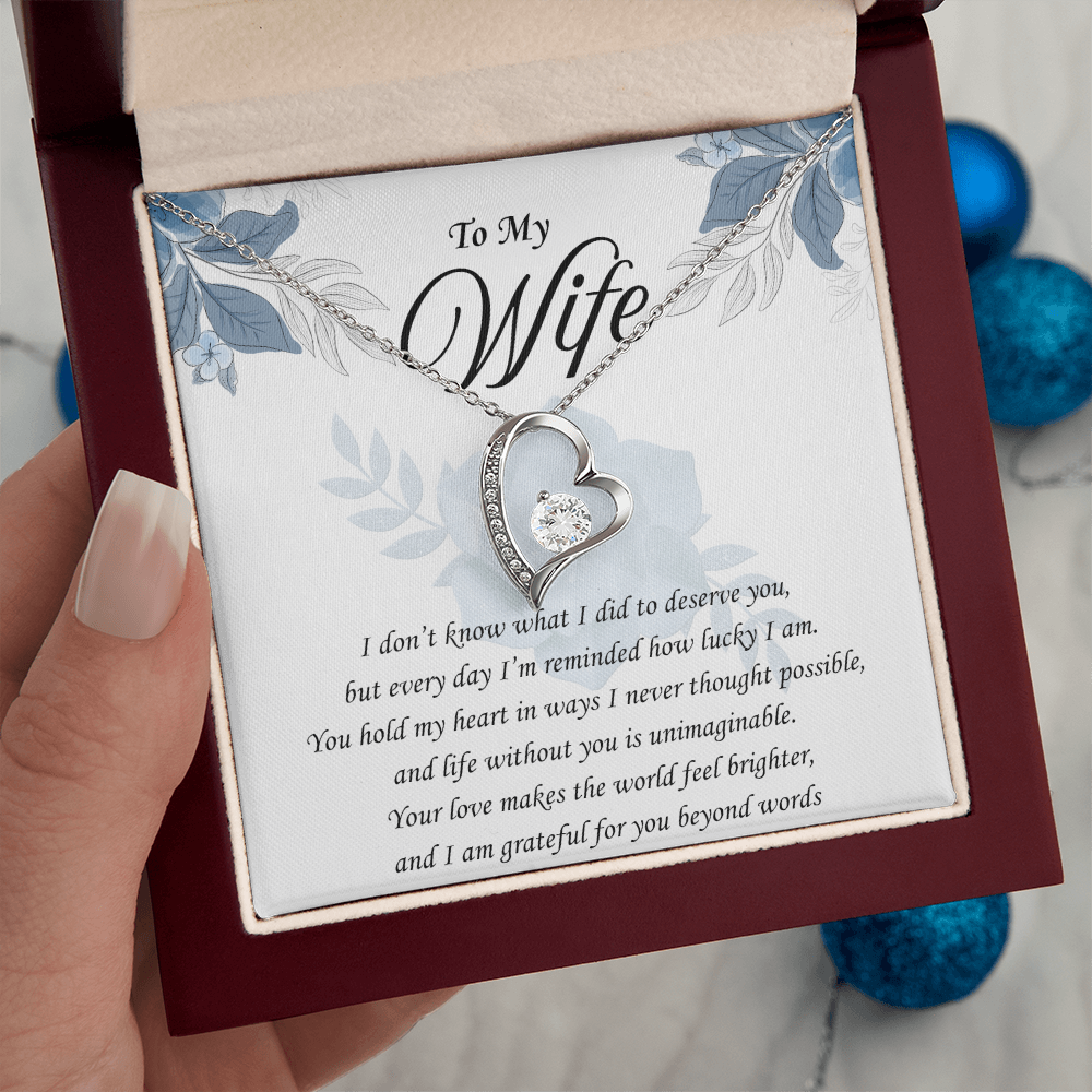 You Remind Me How Lucky I Am: Forever Love Necklace