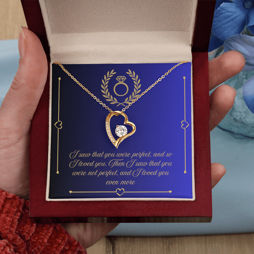Unveil Your Heart: The Dazzling Forever Love Necklace