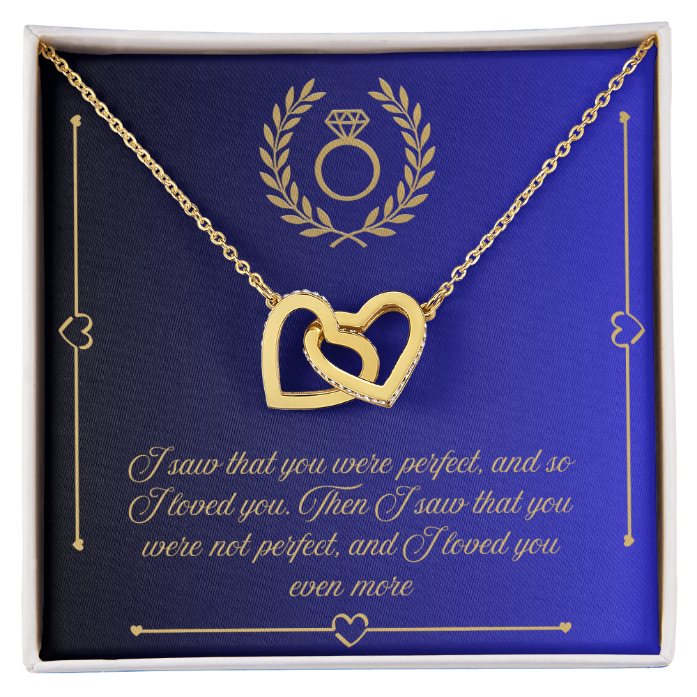Two Hearts, One Promise: The Interlocking Love Necklace