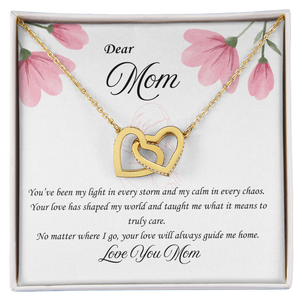 My Guiding Light: Interlocking Hearts Necklace