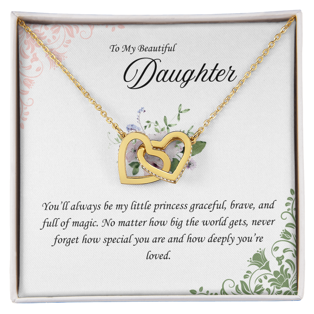 My Little Princess:Interlocking Hearts Necklace