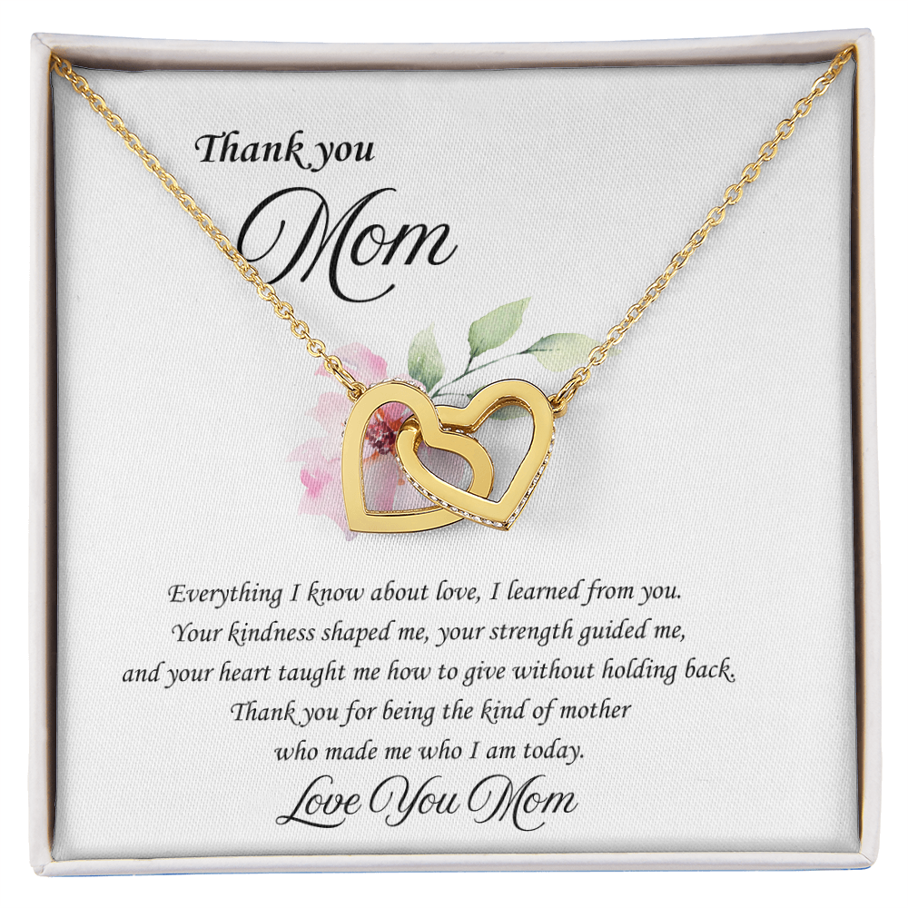 The Love You Taught Me: Interlocking Hearts Necklace