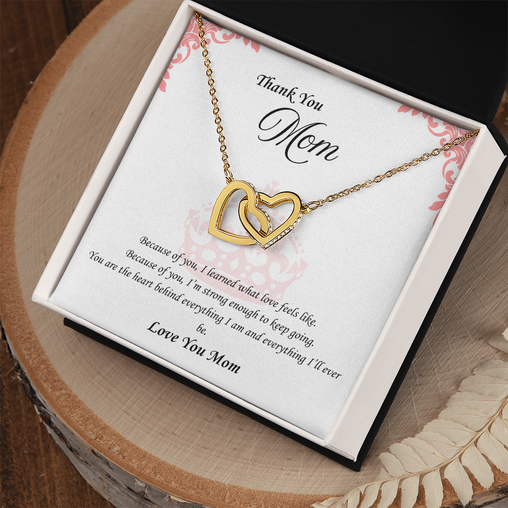 Because of You: Interlocking Hearts Necklace
