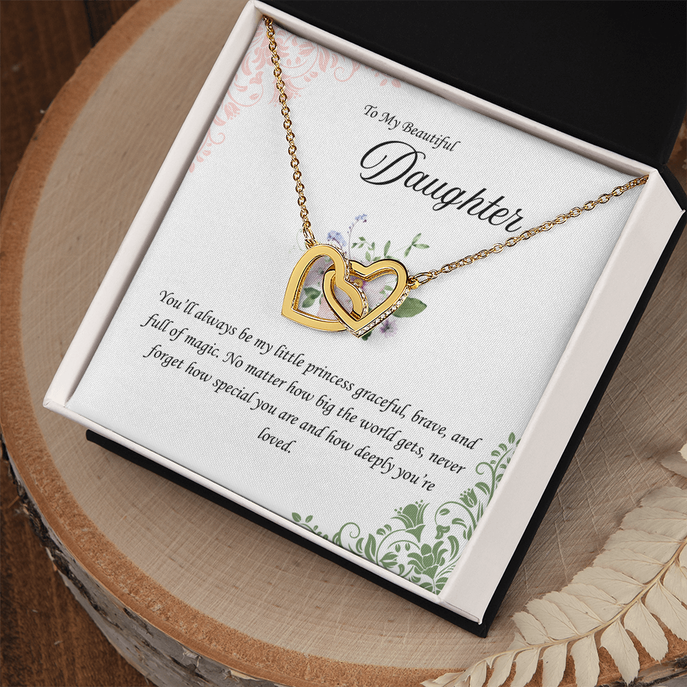 My Little Princess:Interlocking Hearts Necklace
