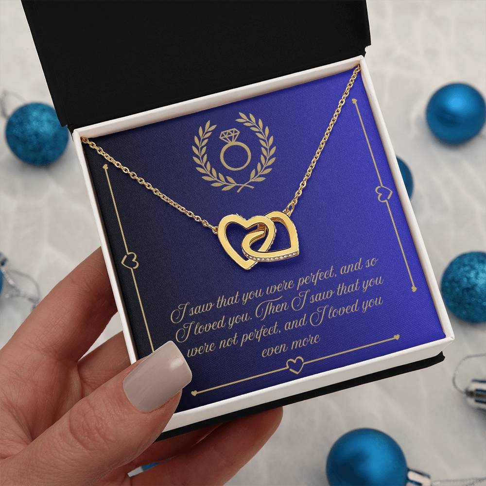 Two Hearts, One Promise: The Interlocking Love Necklace