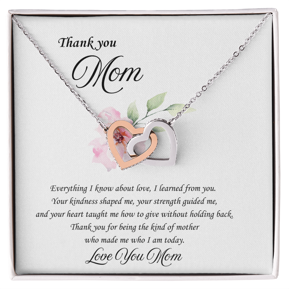 The Love You Taught Me: Interlocking Hearts Necklace