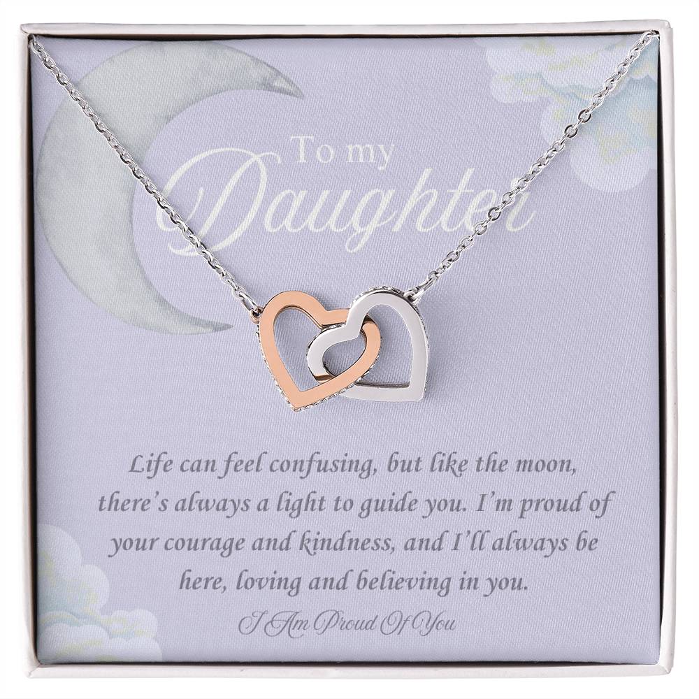 Moon Daughter: Interlocking Hearts Necklace