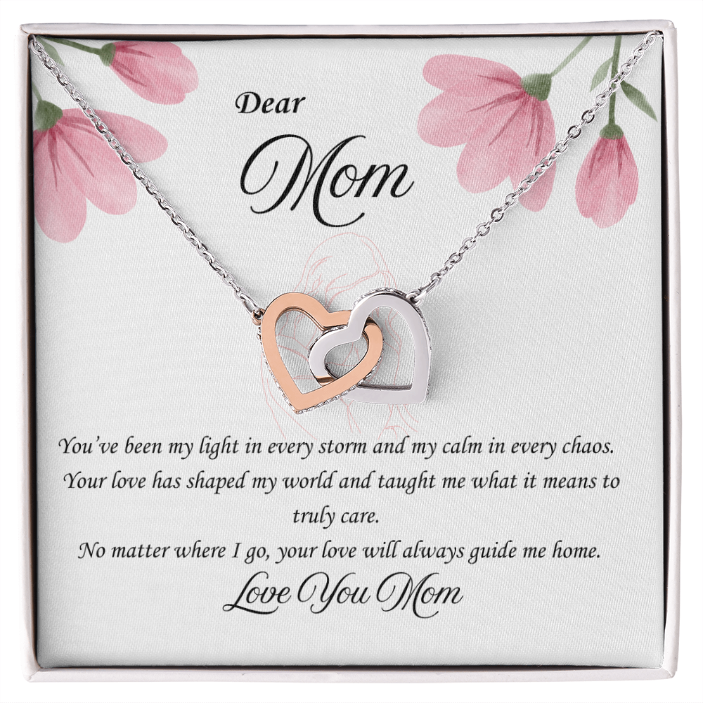 My Guiding Light: Interlocking Hearts Necklace