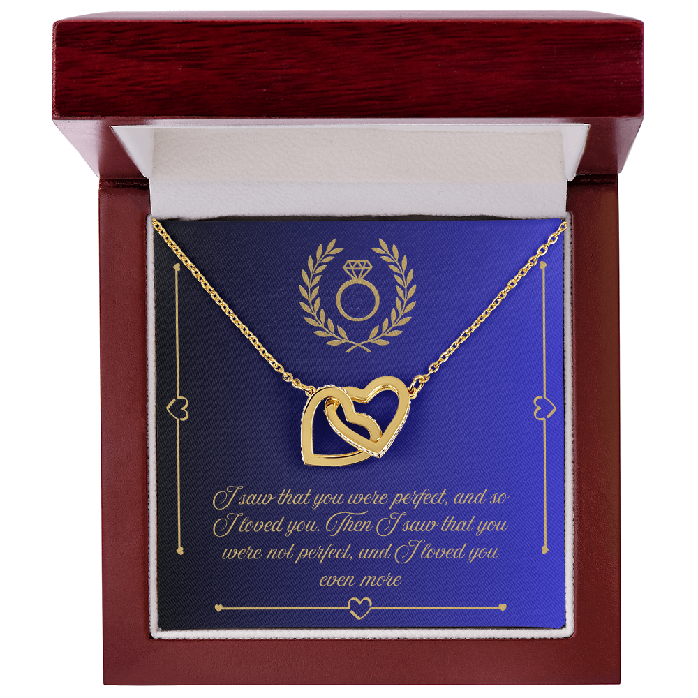 Two Hearts, One Promise: The Interlocking Love Necklace