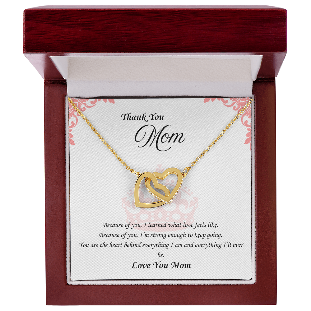 Because of You: Interlocking Hearts Necklace