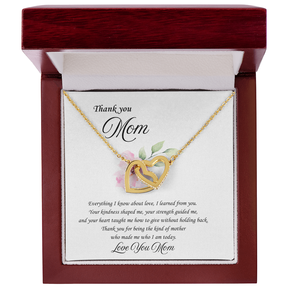 The Love You Taught Me: Interlocking Hearts Necklace