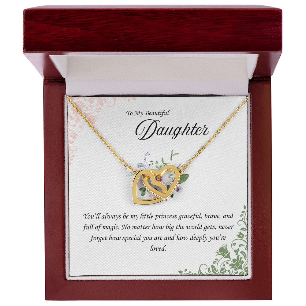 My Little Princess:Interlocking Hearts Necklace