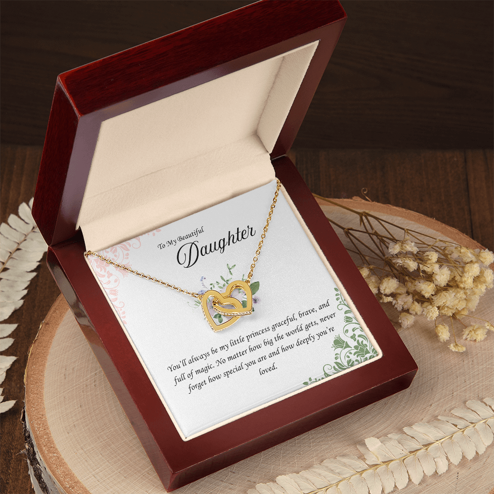 My Little Princess:Interlocking Hearts Necklace