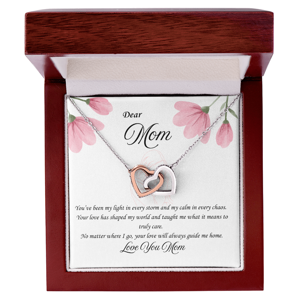 My Guiding Light: Interlocking Hearts Necklace