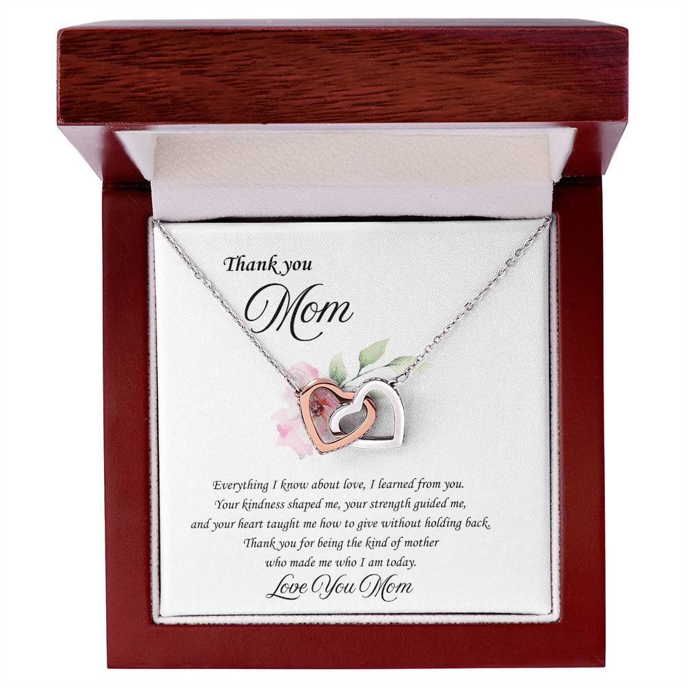 The Love You Taught Me: Interlocking Hearts Necklace