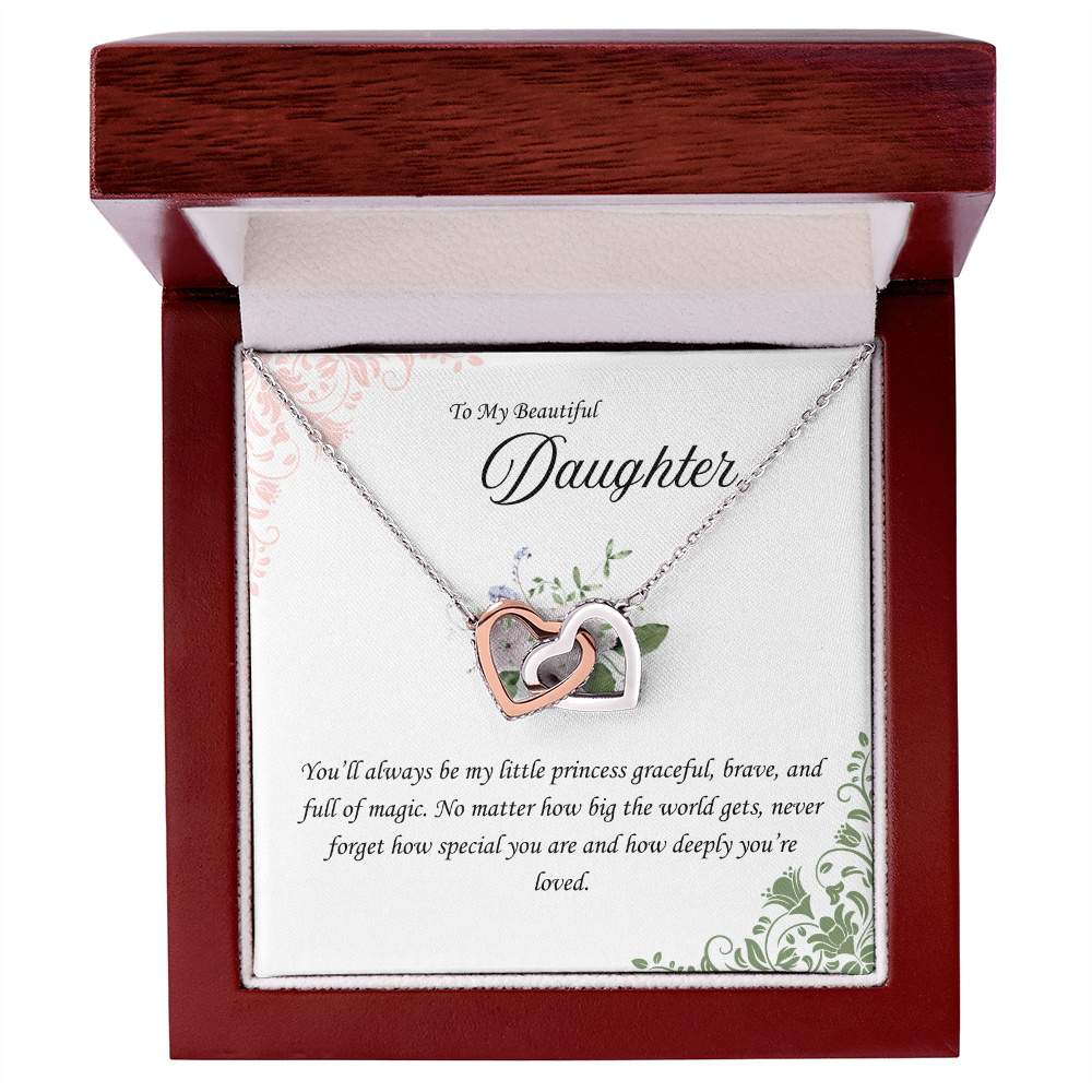 My Little Princess:Interlocking Hearts Necklace