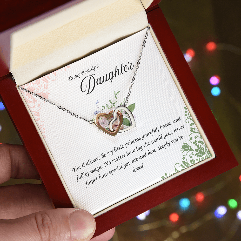 My Little Princess:Interlocking Hearts Necklace