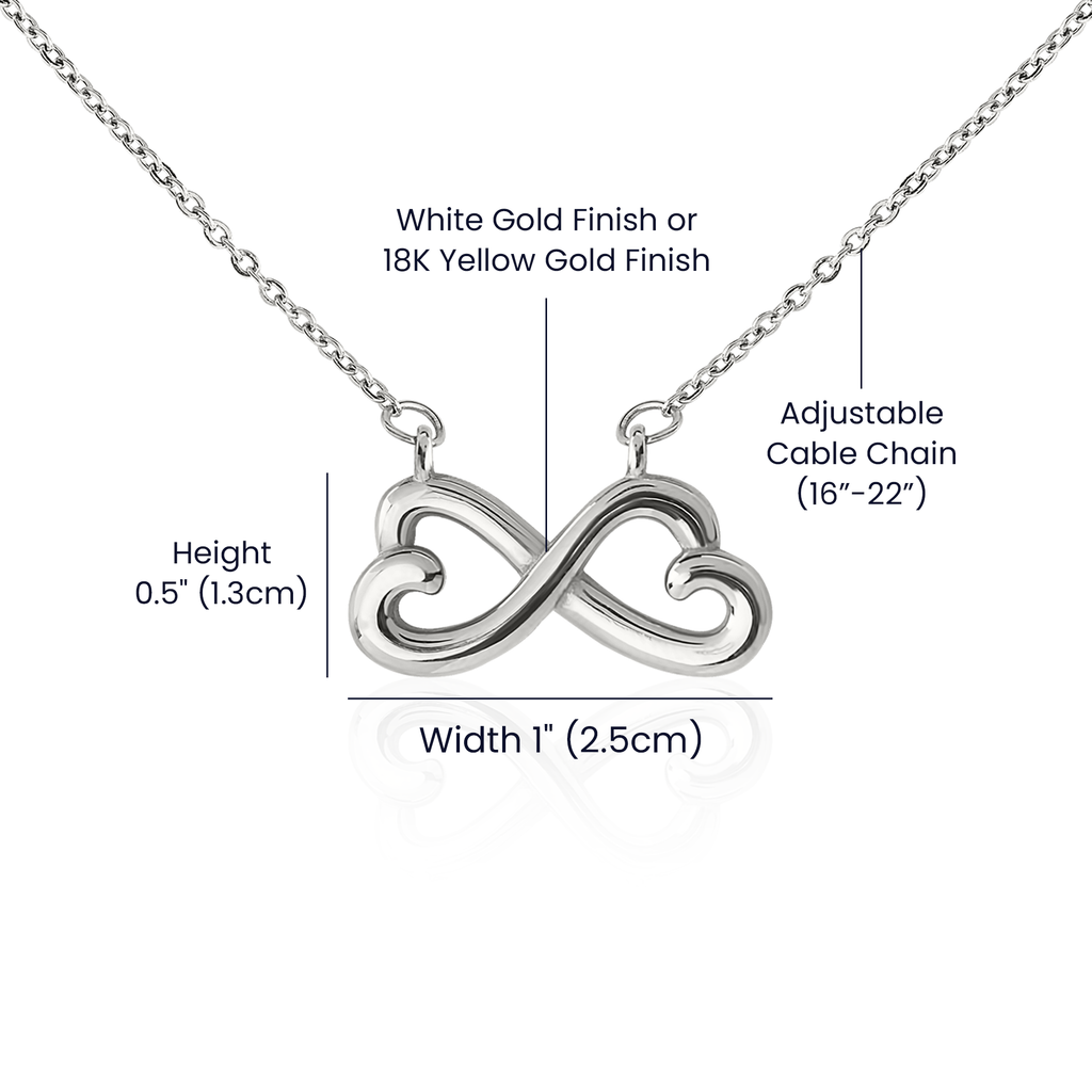 Mother's Sakura collection:Love Infinity Necklace