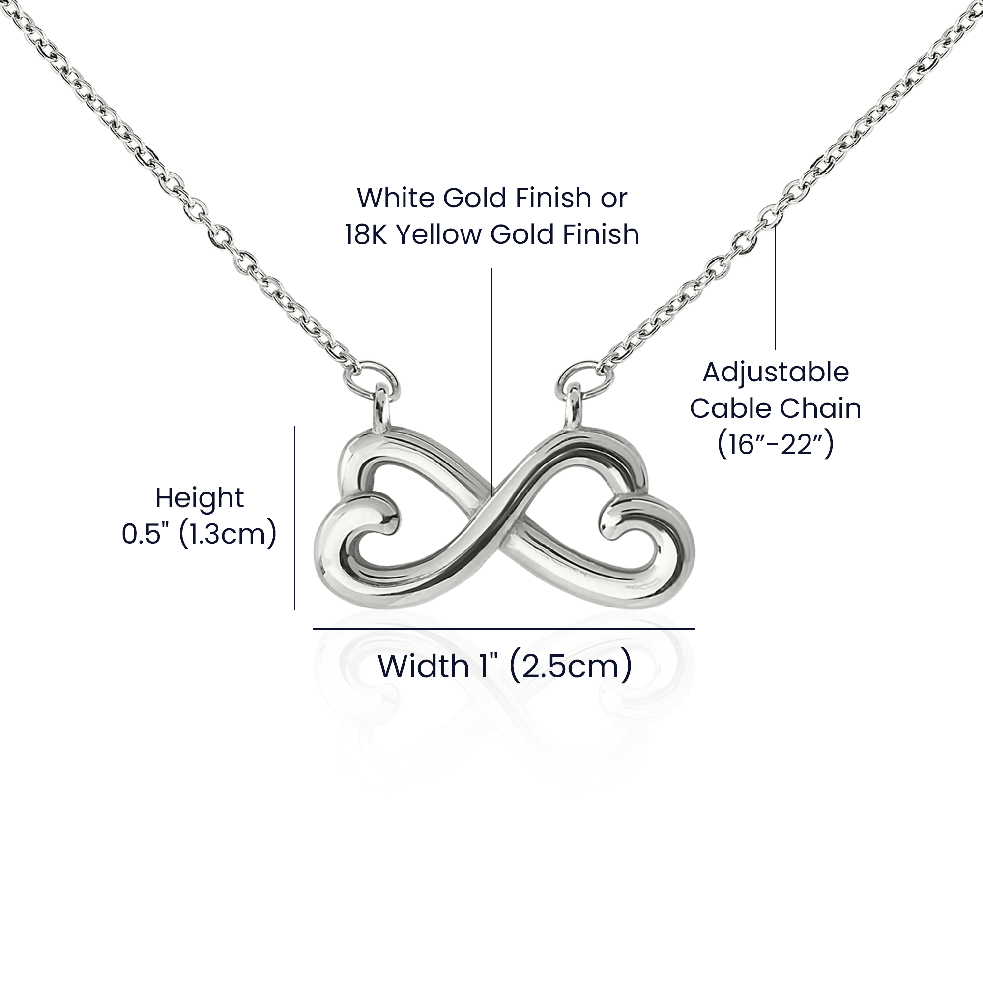 Mother's Sakura collection:Love Infinity Necklace