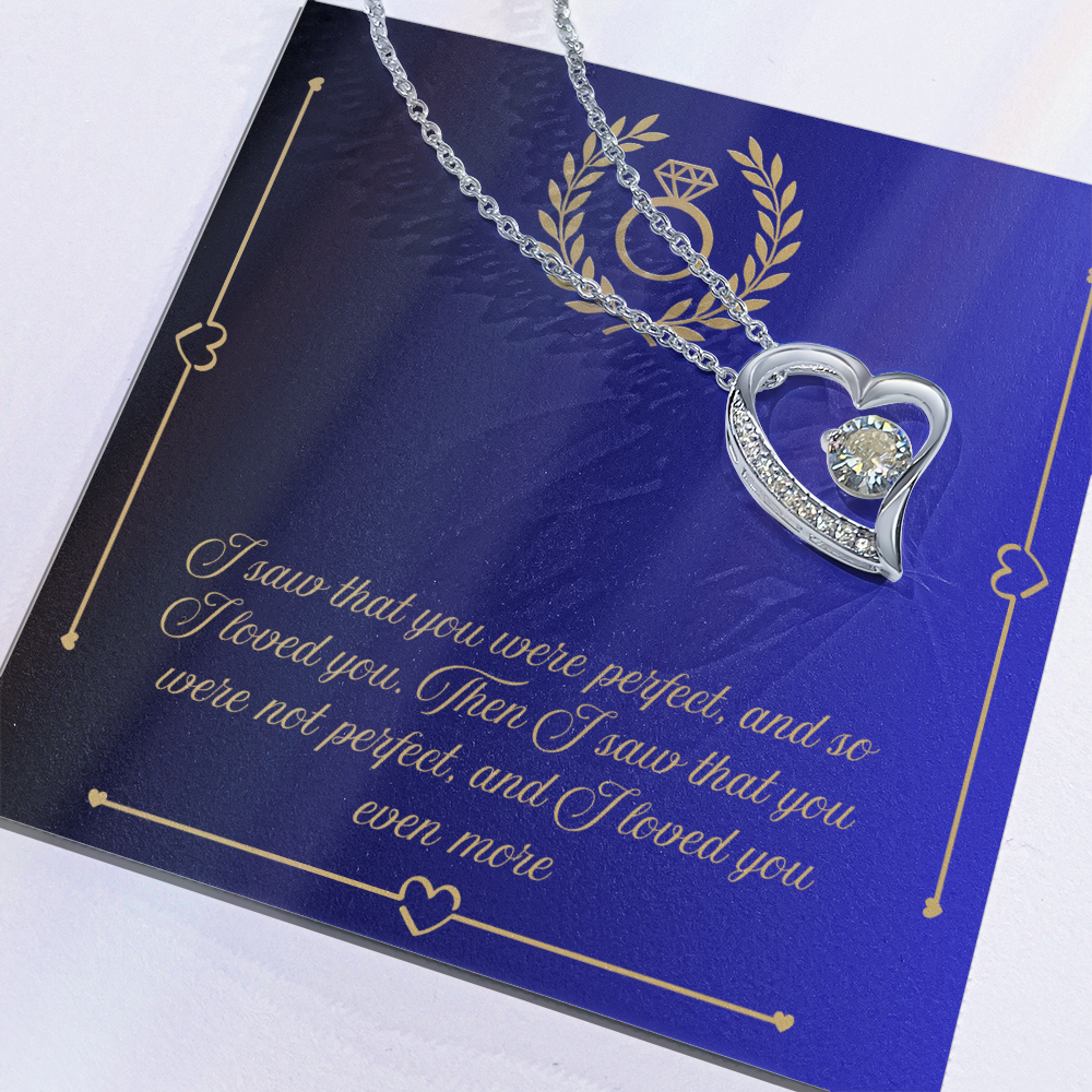 Unveil Your Heart: The Dazzling Forever Love Necklace