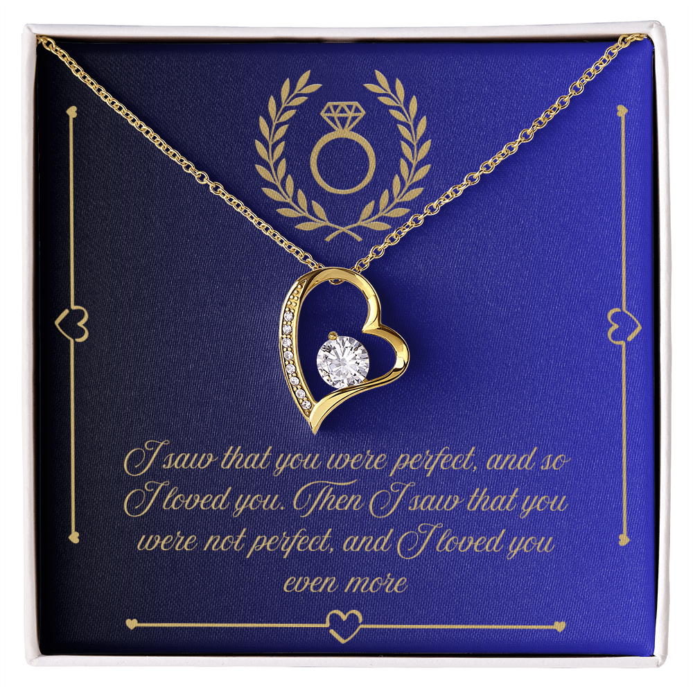 Unveil Your Heart: The Dazzling Forever Love Necklace