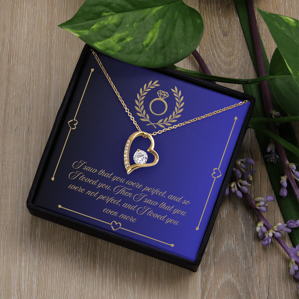 Unveil Your Heart: The Dazzling Forever Love Necklace